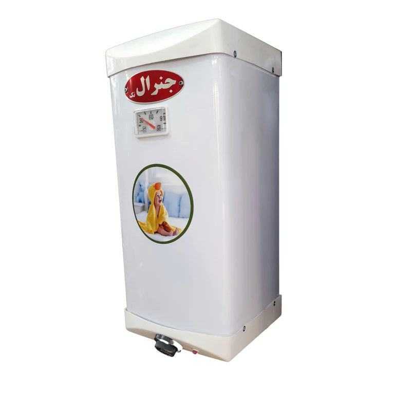 ابگرمکن برقی جنرال مدل 20 لیتری ،بدنه آهنی،ترموستات،توان 2000 وات،قابلیت تنظیم دما